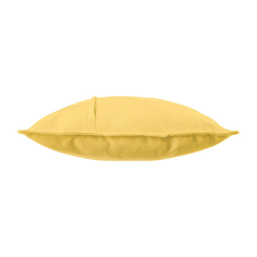 Quadratisches Kissen (55 cm) Lilou Honiggelb 4