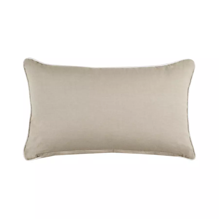 Cojín rectangular en algodón (50 cm) Yacht Gris 5