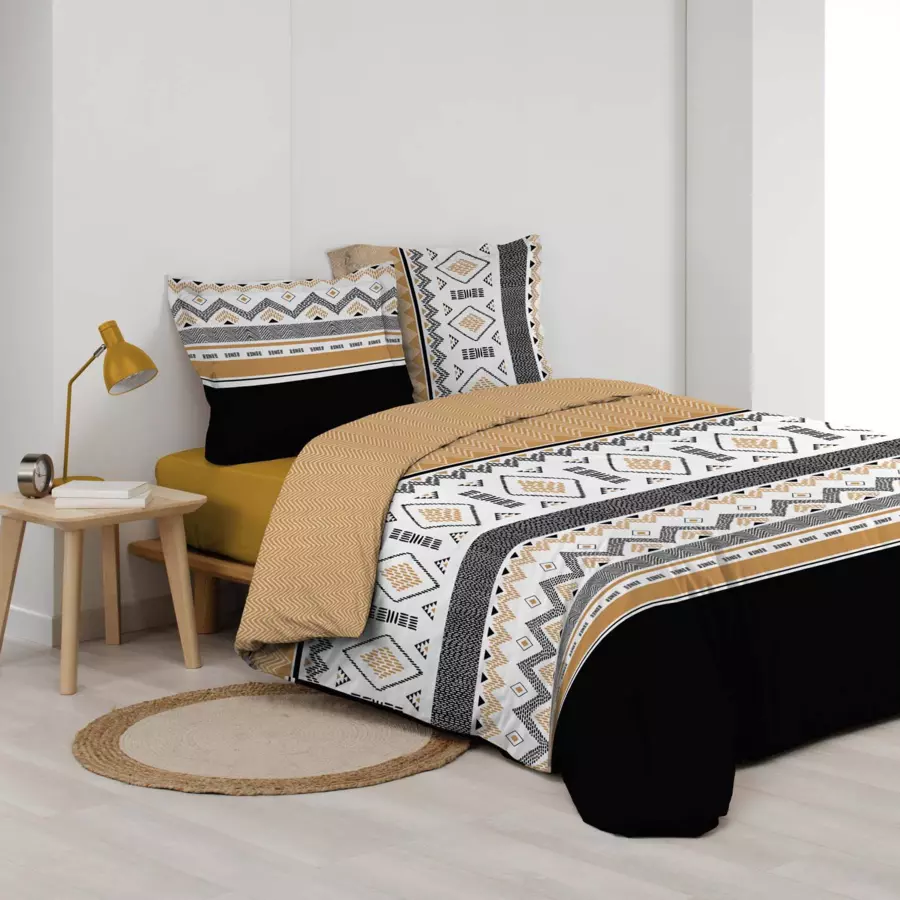 Funda Nórdica y dos fundas en percal de algodón (260 cm) Astraline Multicolor 4