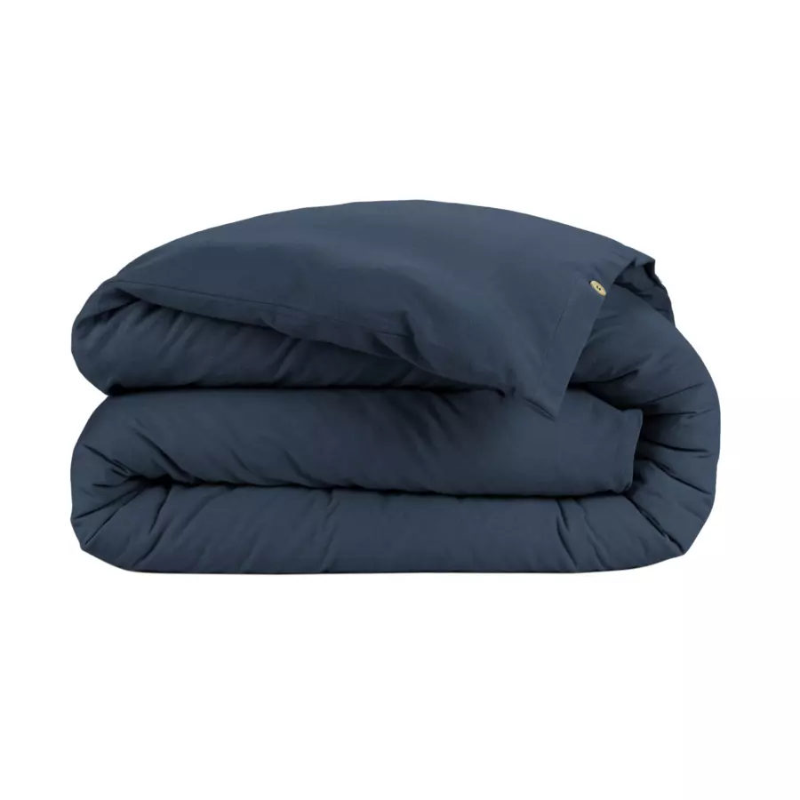 Dekbedovertrek flanel (260 cm) Théa Nachtblauw 5