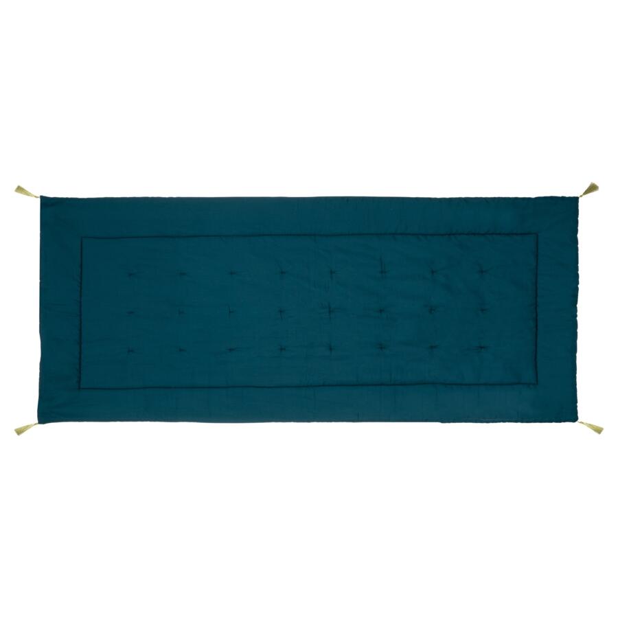 Runner letto velluto (80 x 180 cm) Ozie Blu anatra