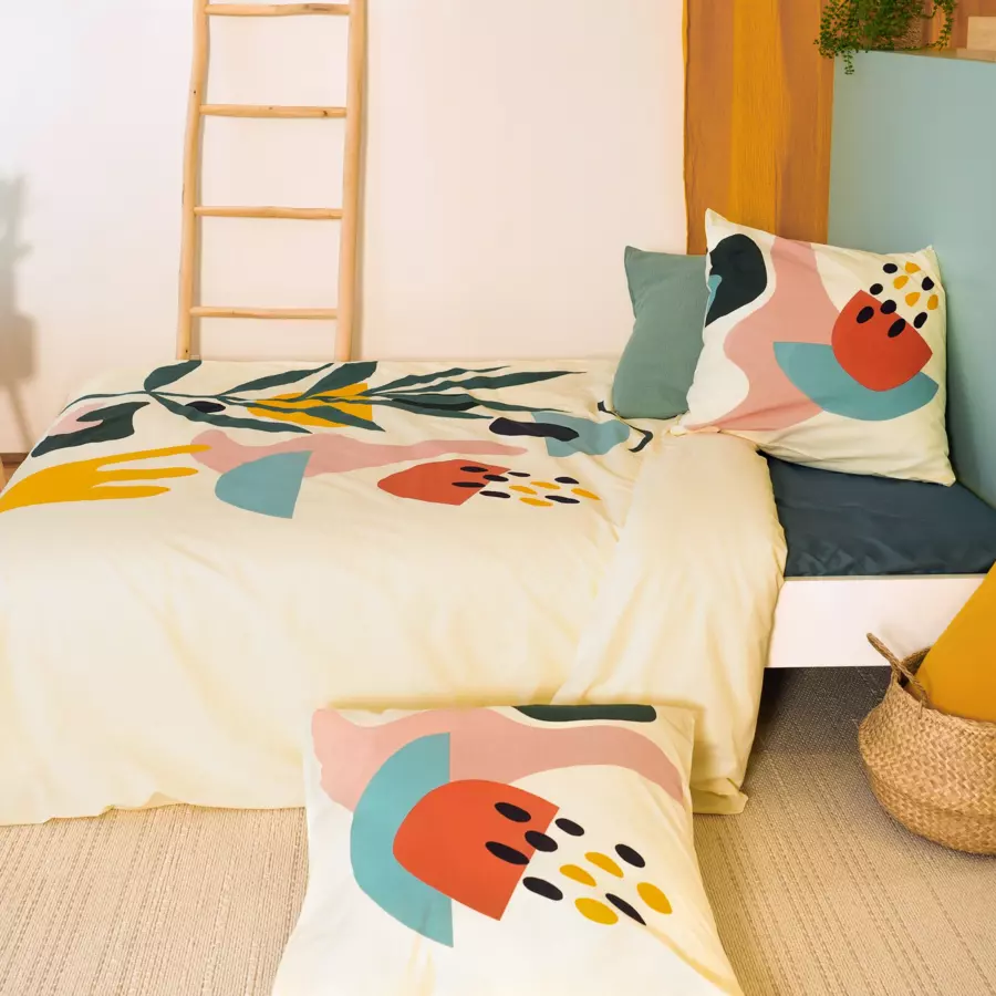 Funda nórdica y dos fundas de almohadones algodón (240 cm) Espie Multicolor 4