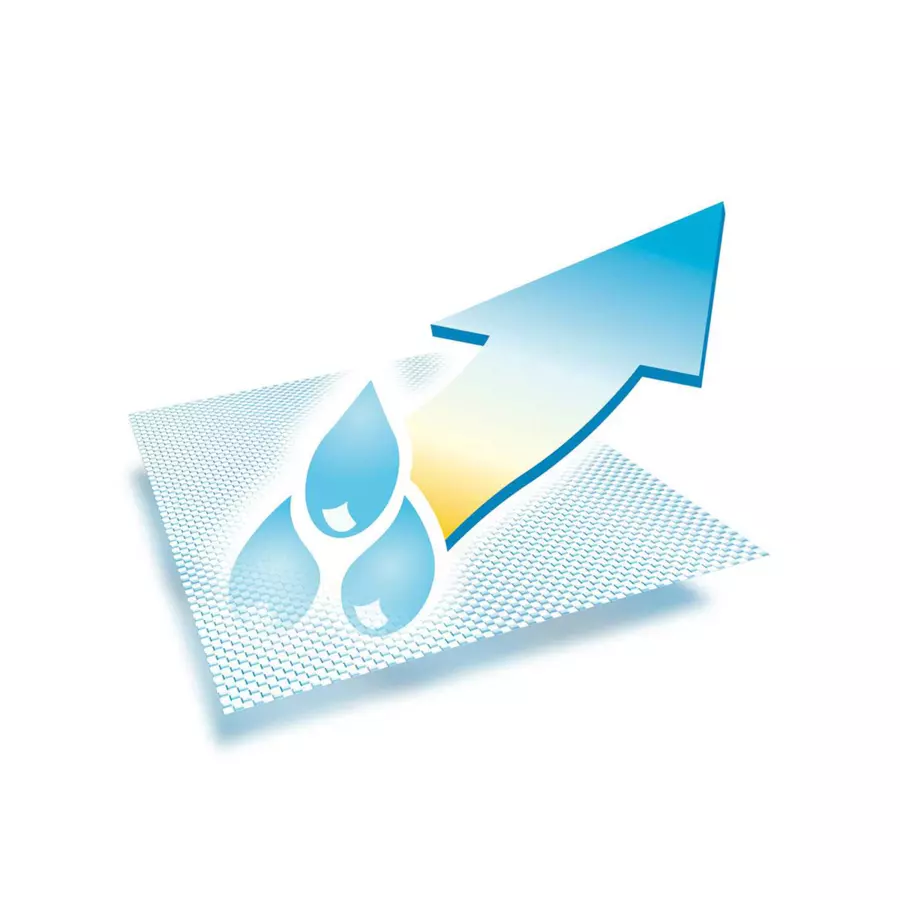 Lot de 2 oreillers carrés (60 cm) Respirants Blanc 4