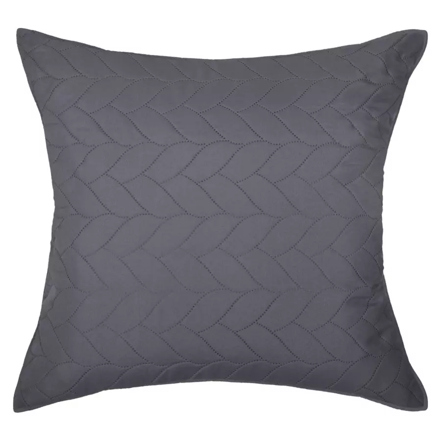 Colcha  y fundas para almohadones (240 x 260 cm) Tresse Gris antracita 4