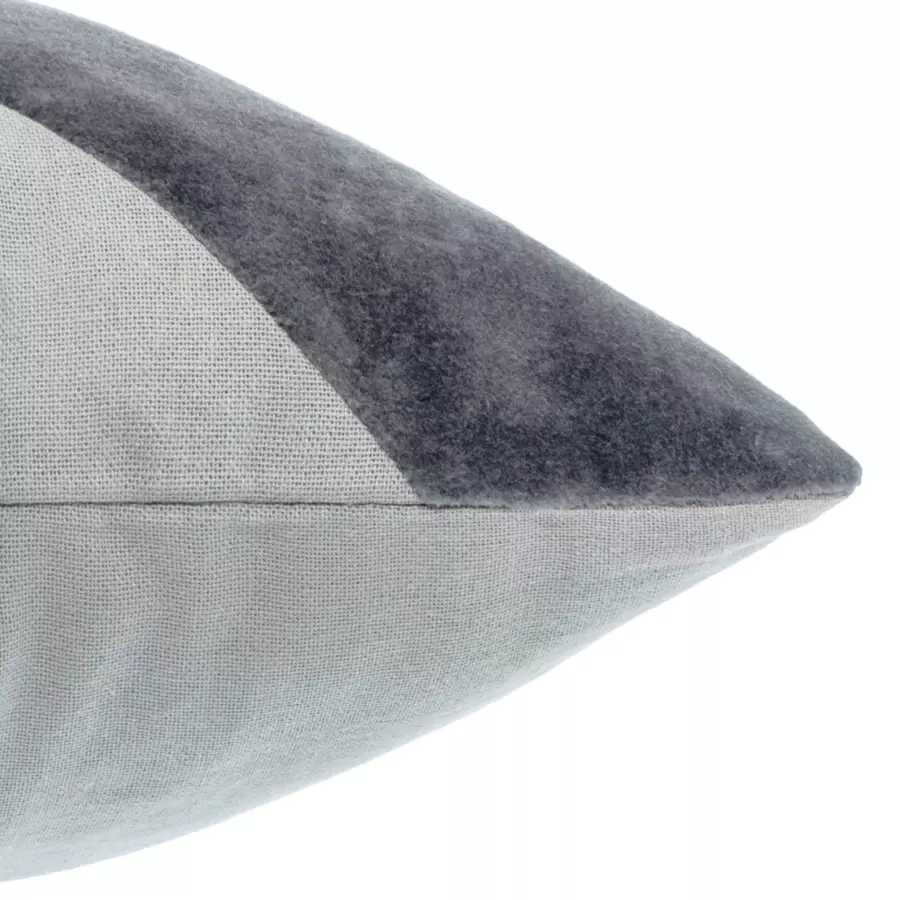 Coussin carré (40 cm) Patch Gris 4
