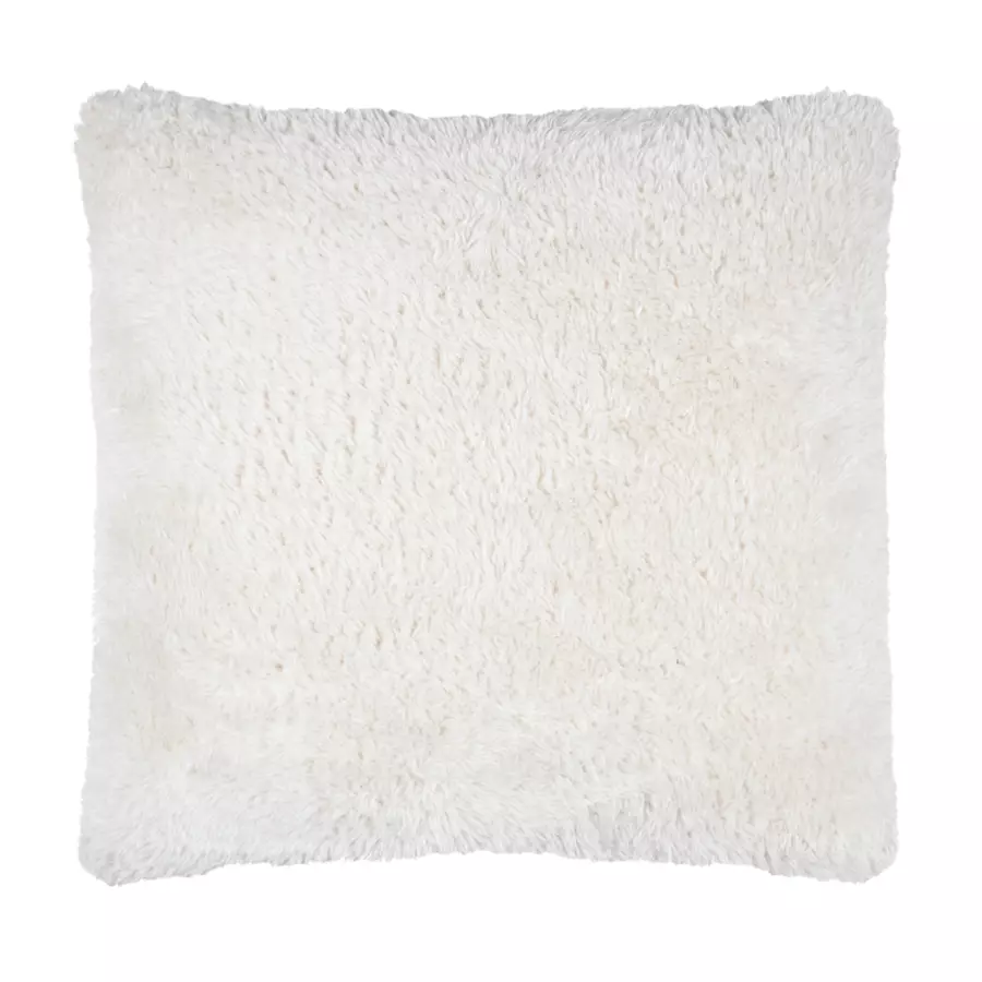 Coussin de noël carré (45 cm) Douillet Ecru 5