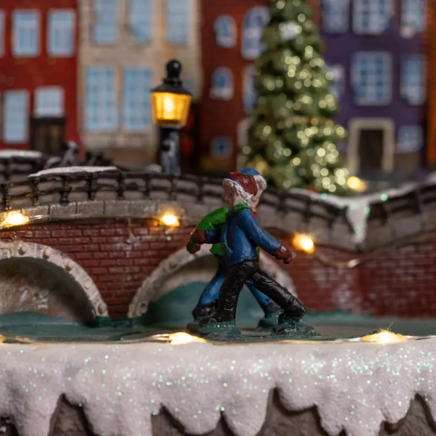 Pueblo de Navidad luminoso y musical Amsterdam 4