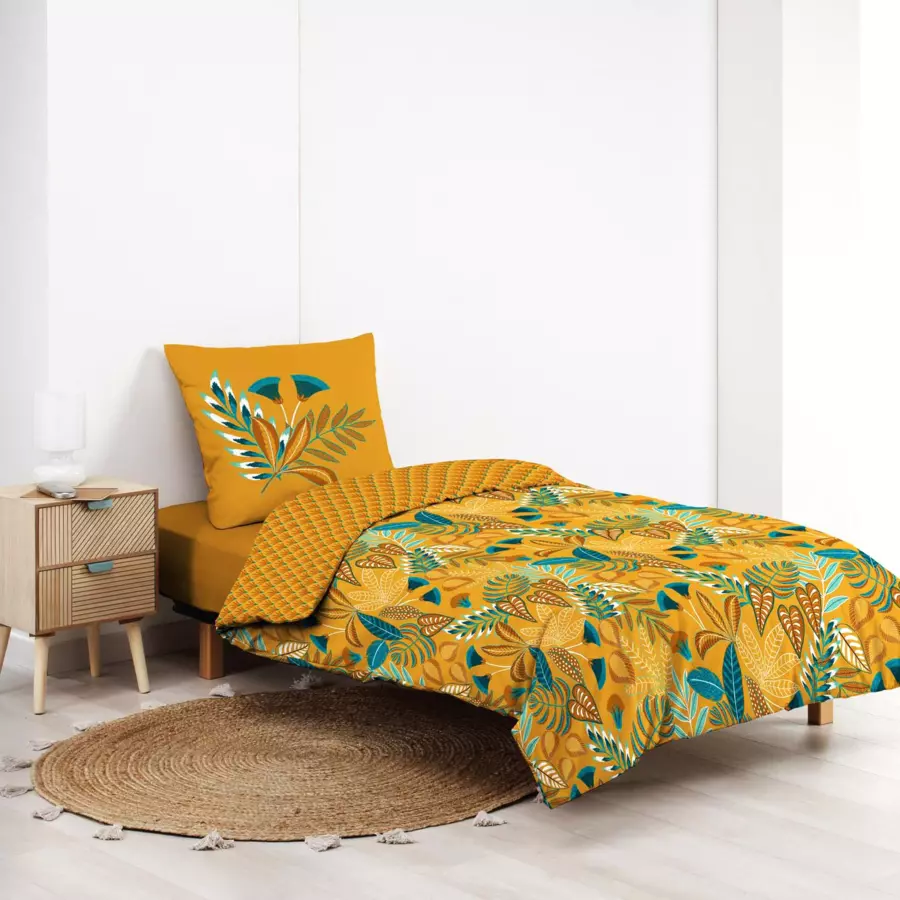 Funda Nórdica y una funda  en algodón (140 cm) Tilda Amarillo ocre 4
