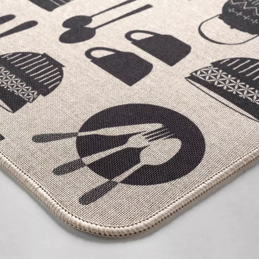 Alfombra de cocina (75 cm) Kitchen Beige 4