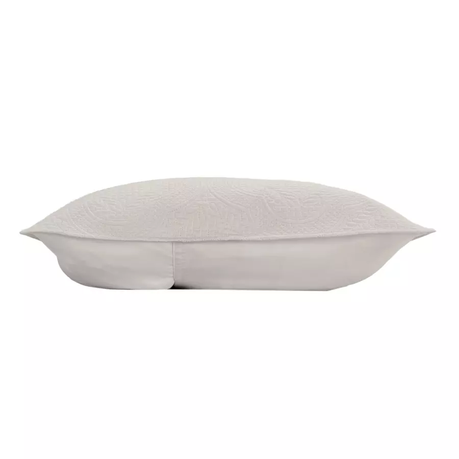 Housse de coussin (60 cm) Romane Blanche 4