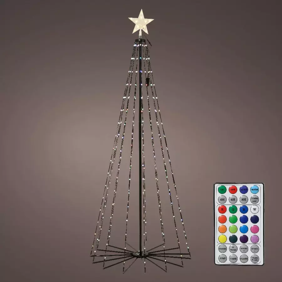 Cône lumineux dancing lights noir et Multicolore 295 Micro LED 4