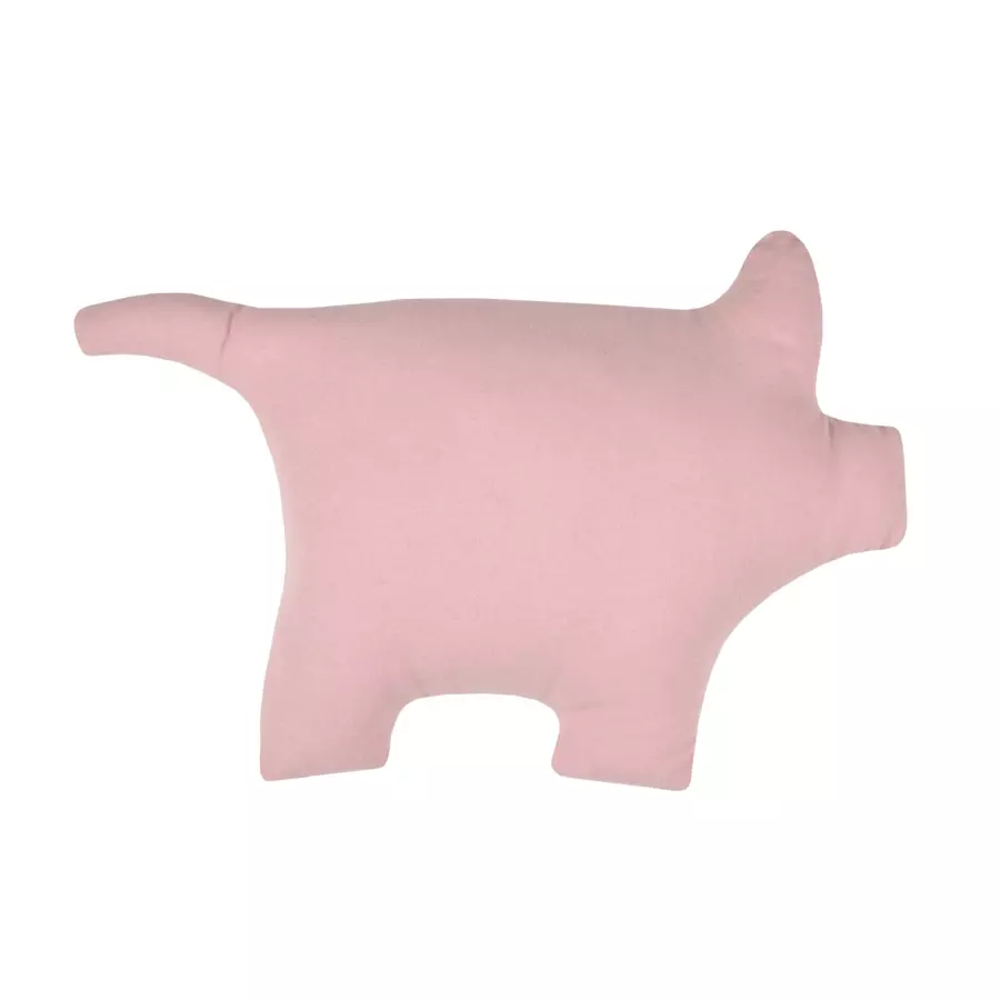 Cojín cerdito para niño Tom Rosa 4
