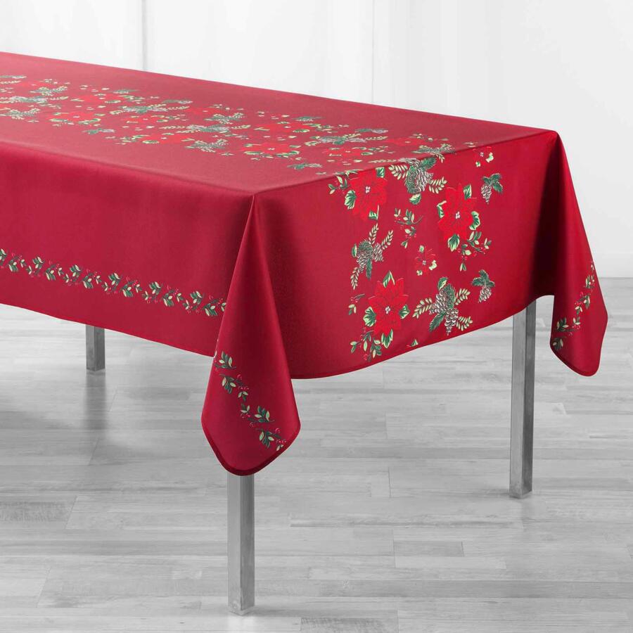 Tischdecke rechteckig (L300 cm) Isadora Rot 5