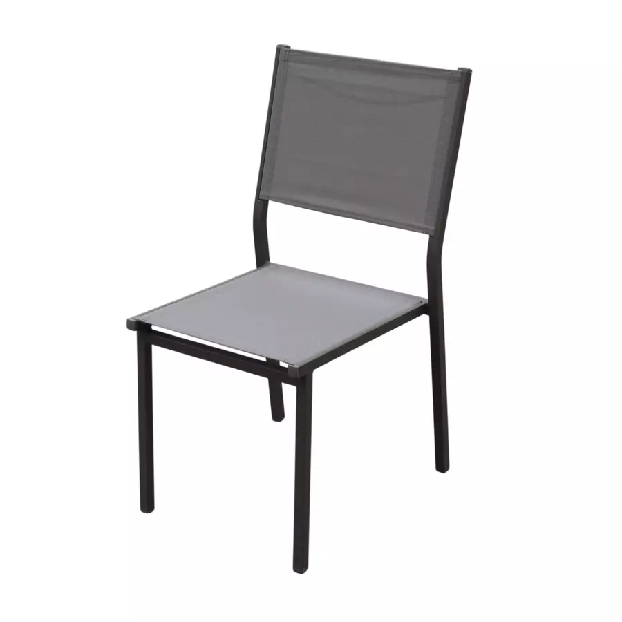 Tuinstoel stapelbaar aluminium Murano - Taupe