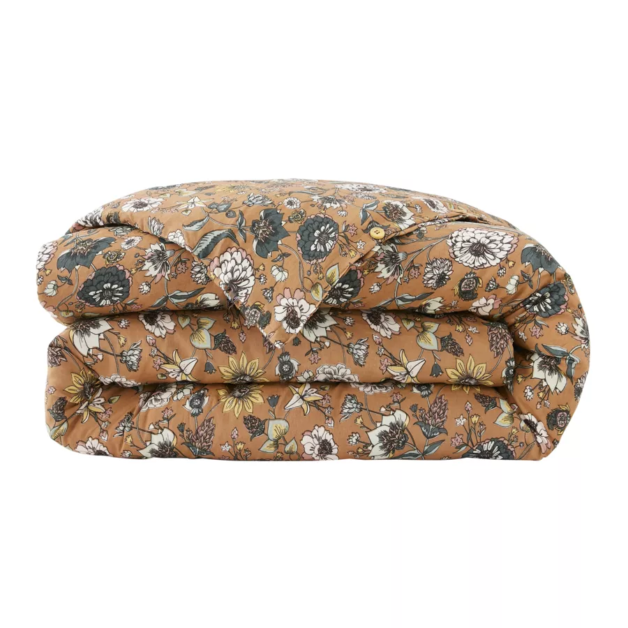 Funda Nórdica en gasa de algodón (240 cm) Daphné Camel