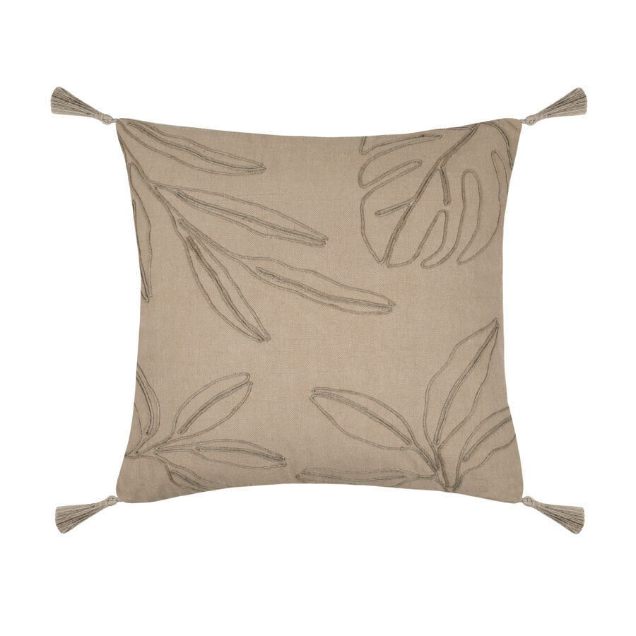 Cuscino quadrato di cotone (45 x 45 cm) Manisa Beige