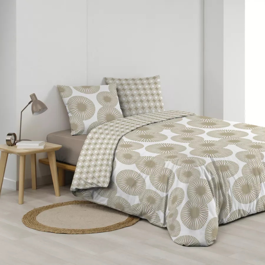 PARURE 3 P. 260 x 240 CM IMPRIME 57 FILS ALLOVER NEBULLA