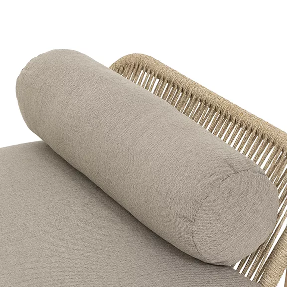 Tweepersoons zitbankje acacia hout  Deona - Taupe