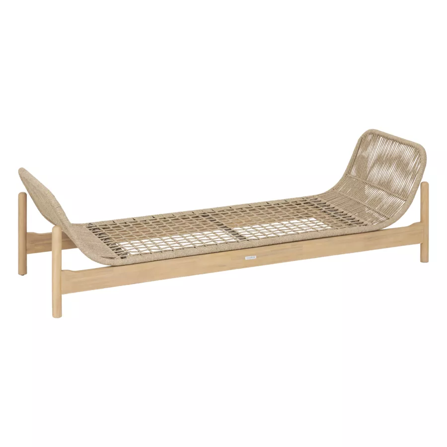 Tweepersoons zitbankje acacia hout  Deona - Taupe