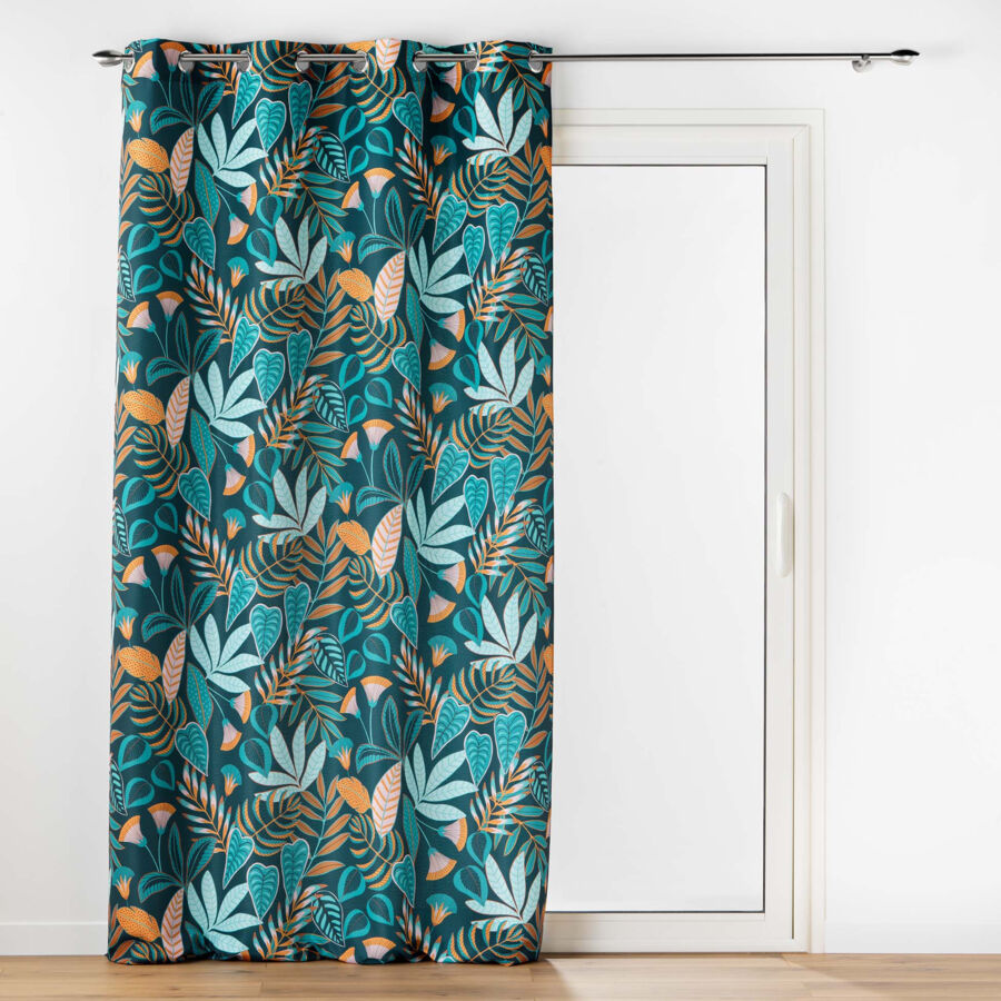 Gordijn polyester (140 x 280 cm) Tilda Groen