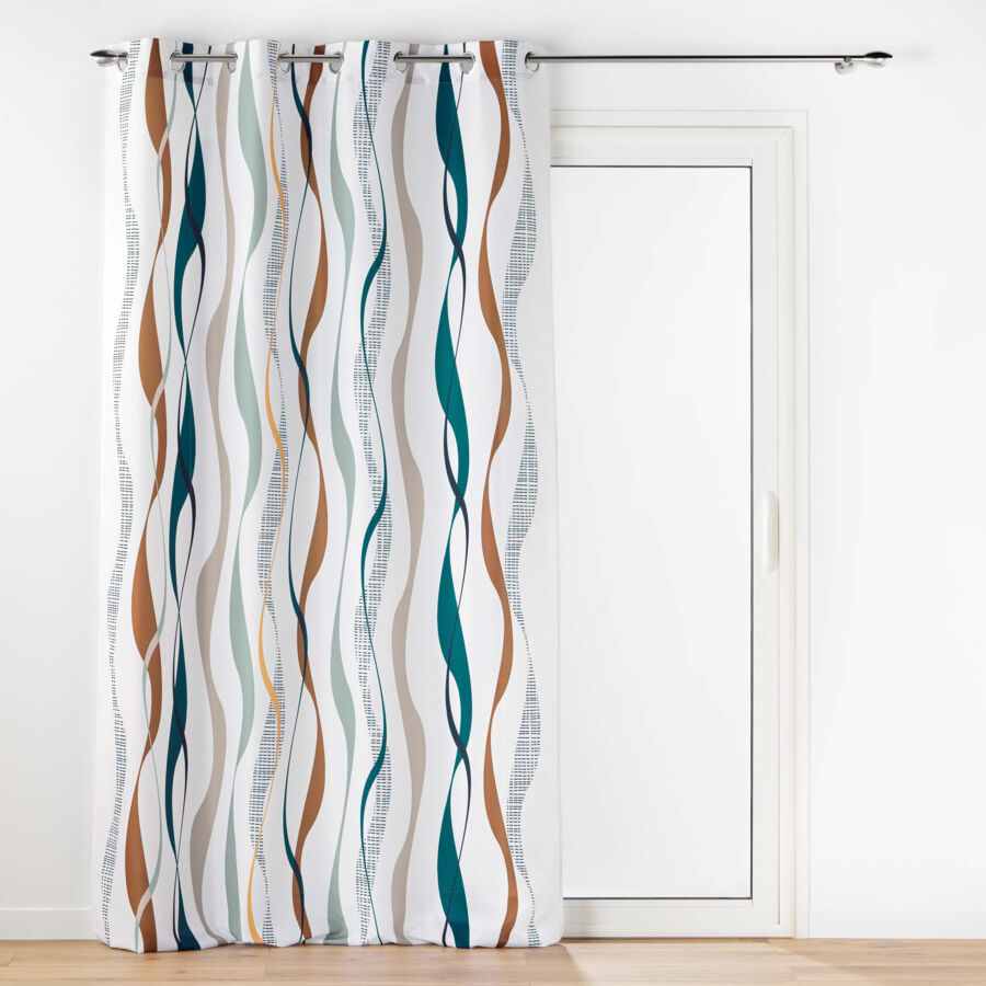Rideau polyester (140 x 260 cm) Lisana Multicolore