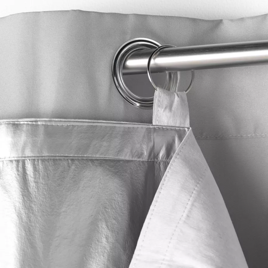 Cortina térmica con forro desmontable (130 x 230 cm) Cover Gris