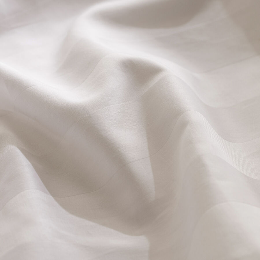 Bettwäsche aus Baumwoll-Satin (240 x 220 cm) Isadora Weiß