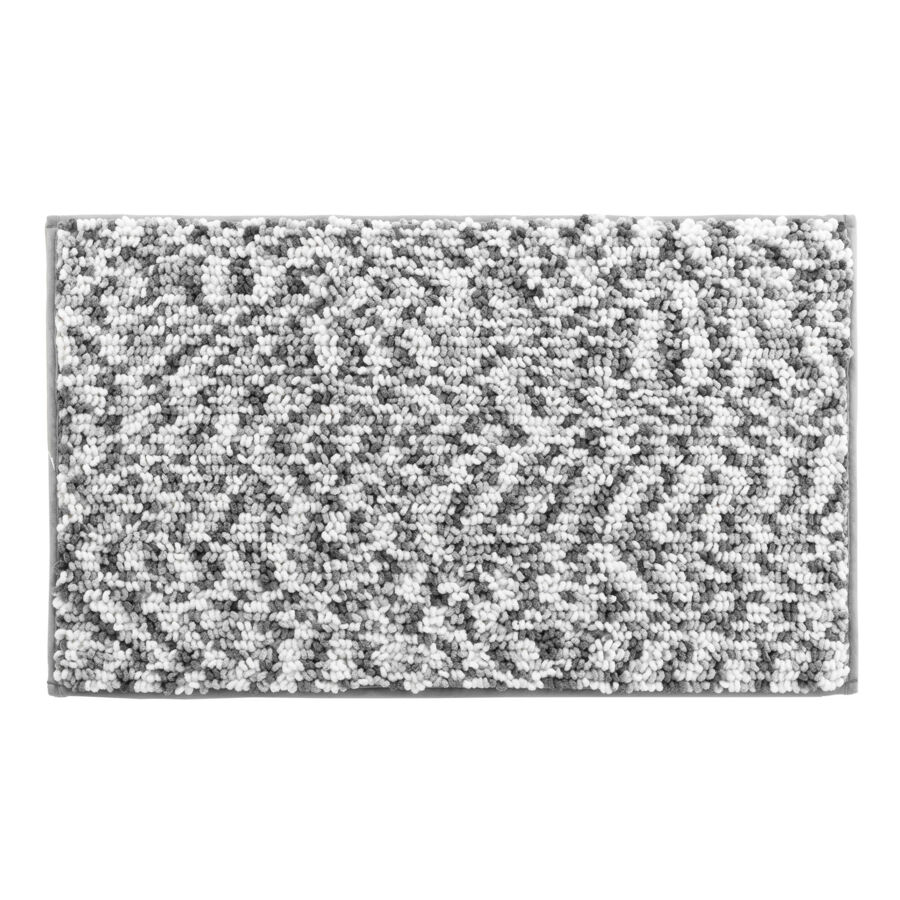 Tappeto bagno microfibra (45 x 75 cm) Friza Grigio antracite