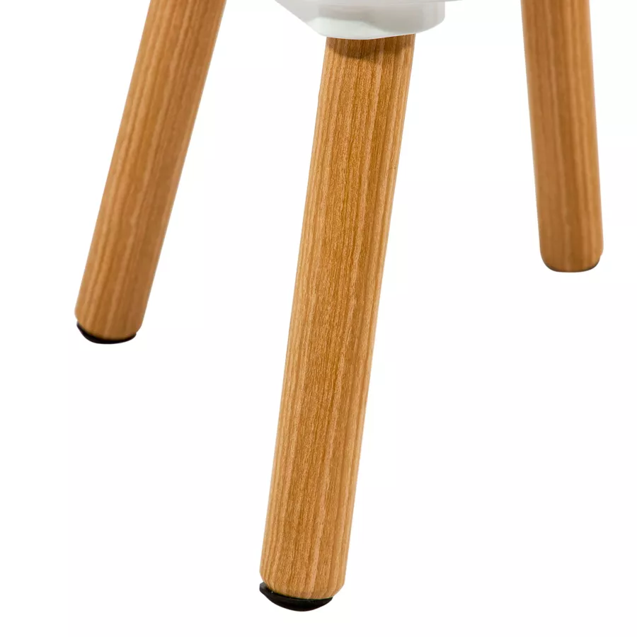 Tafel en 2 stolen hout Arc en ciel Meerkleurig