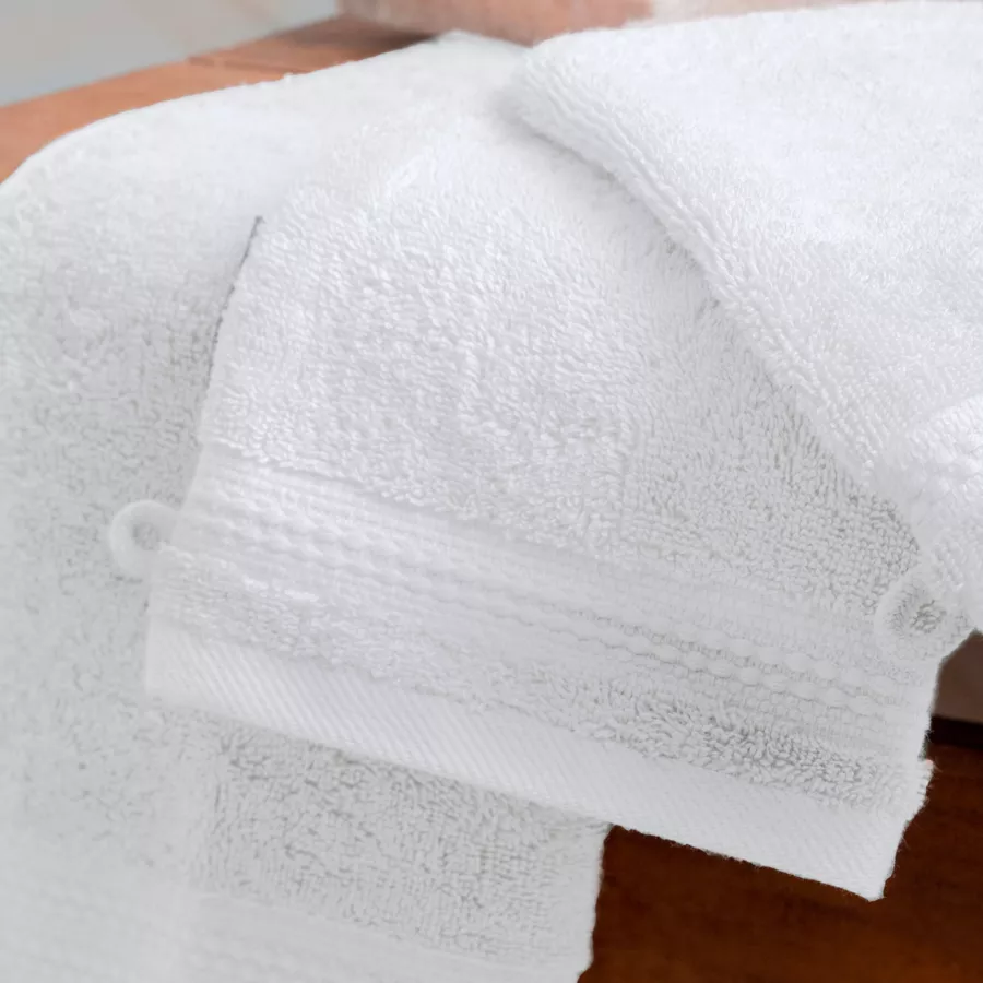 Juego de 2 guantes de algodón orgánico Garance Blanco chantilly 4