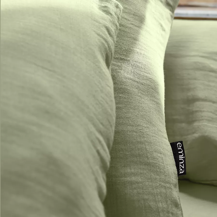 Lenzuolo con angoli di cotone (90 x 200 cm) Gaïa Verde tiglio