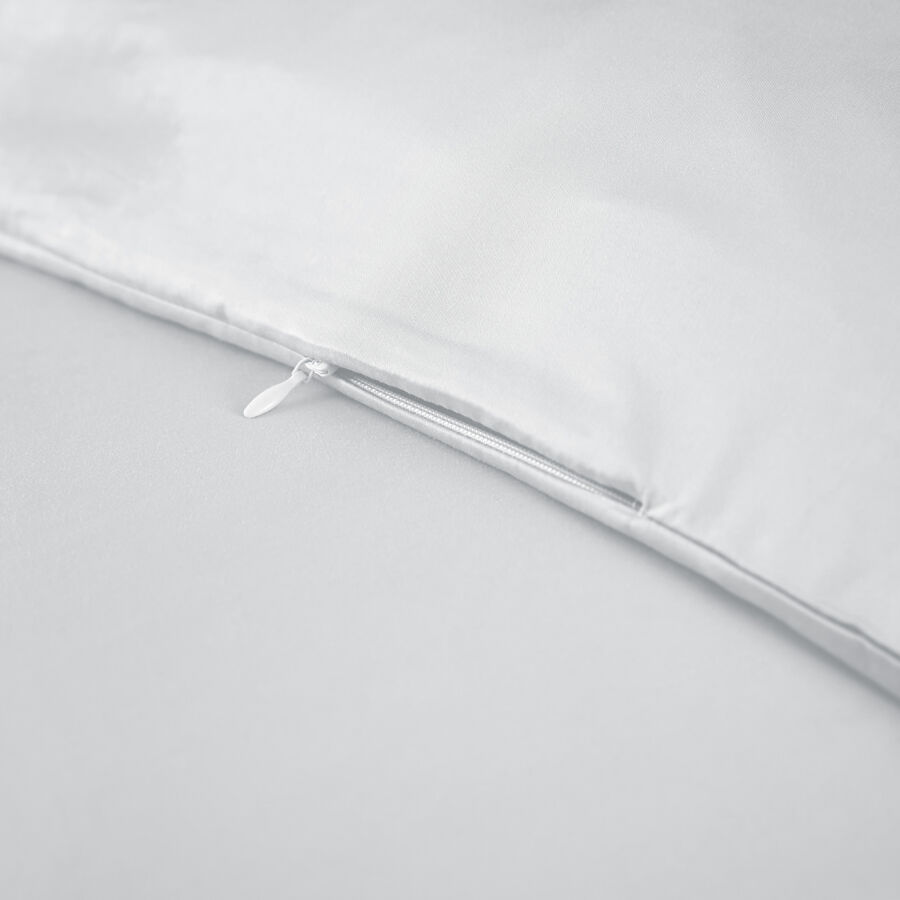 Bettbezug Bambus-Satin (240 cm) Salomé Weiß
