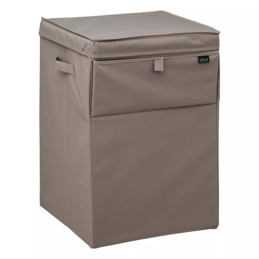 Cesta de ropa plegable (36 x 36 x 55 cm) Colorama Beige