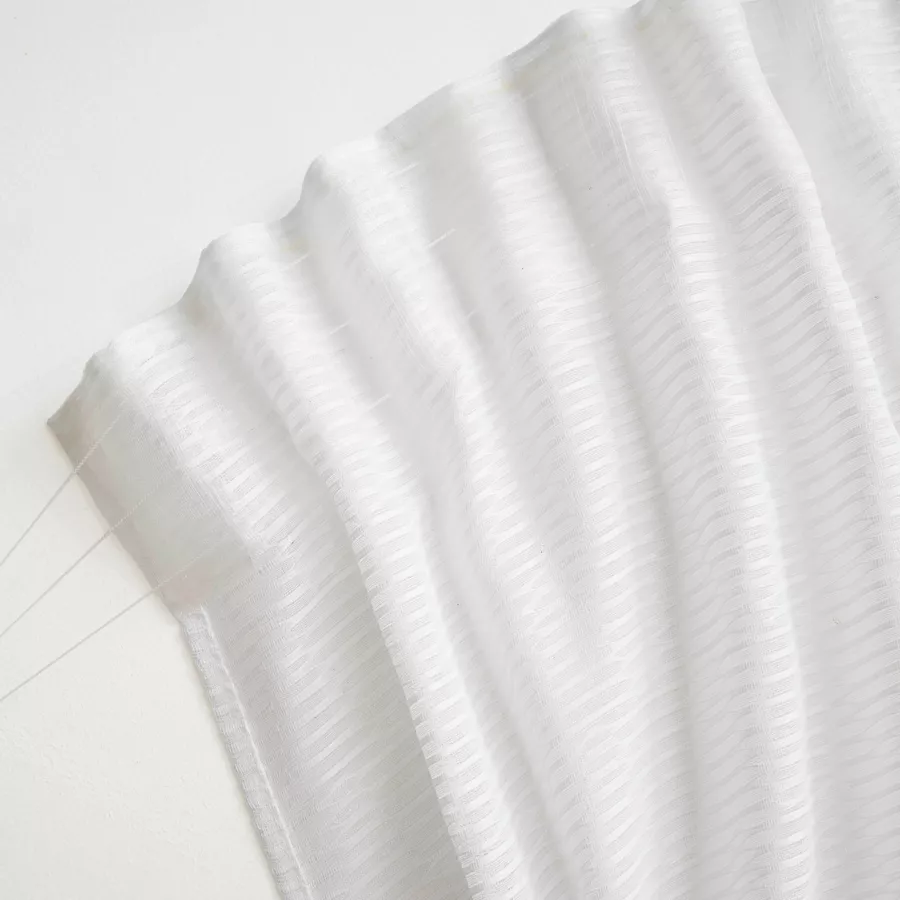 Visillo con cinta fruncida (140 x 240 cm) Maël Blanco