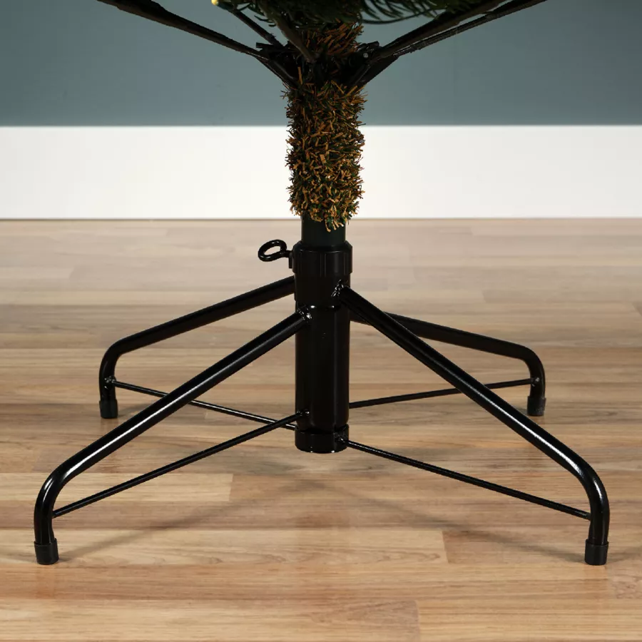 1 Ottowa sapin prelit dia132.00-H240.00cm-700L vert/blanc chaud