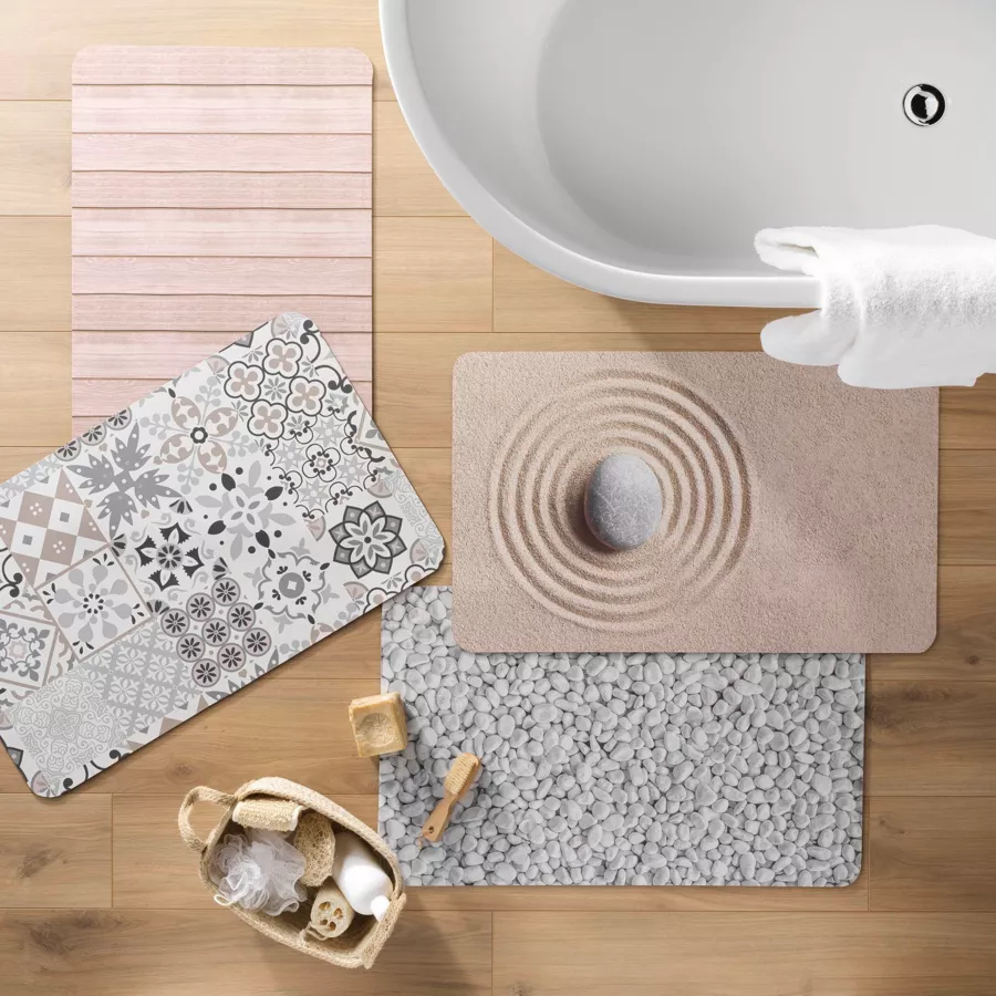 TAPIS DE BAIN 50 x 80 CM ULTRA-ABSORBANT SERENA DES. PLACE