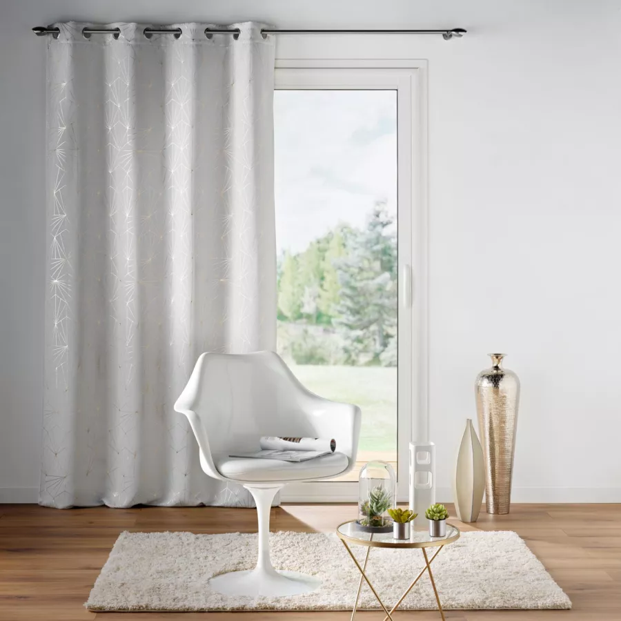 Rideau occultant (140 x 260 cm) Eclat Blanc