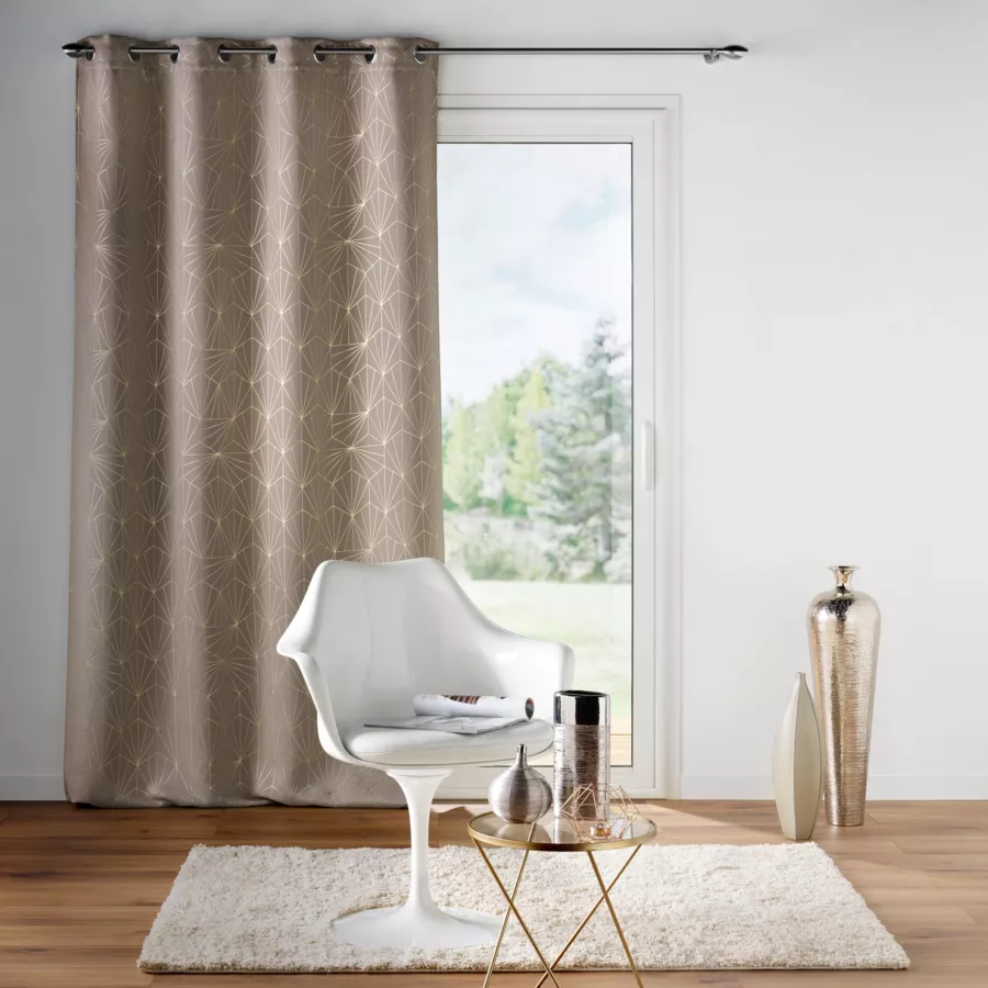 Cortina opaca (140 x 260 cm) Eclat Topo