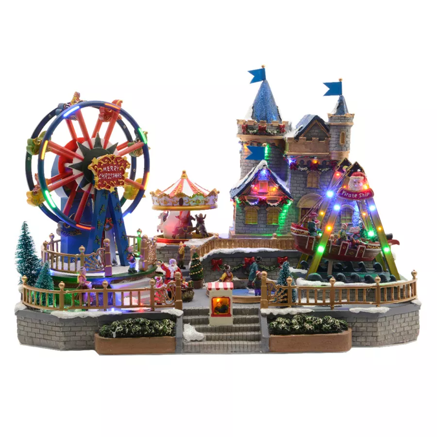 Village de Noël lumineux et musical Fête Foraine