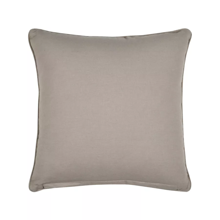 Coussin carré coton (40 x 40 cm) Hemera Taupe