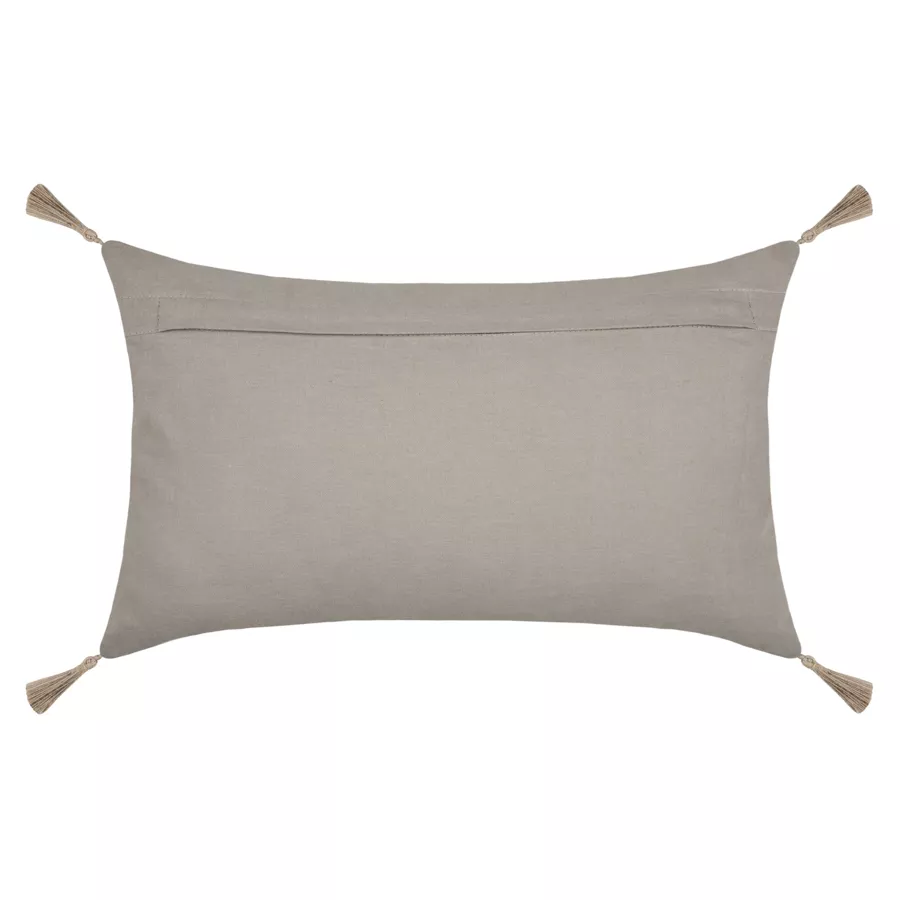 Coussin rectangulaire coton (30 x 50 cm) Hemera Ecru