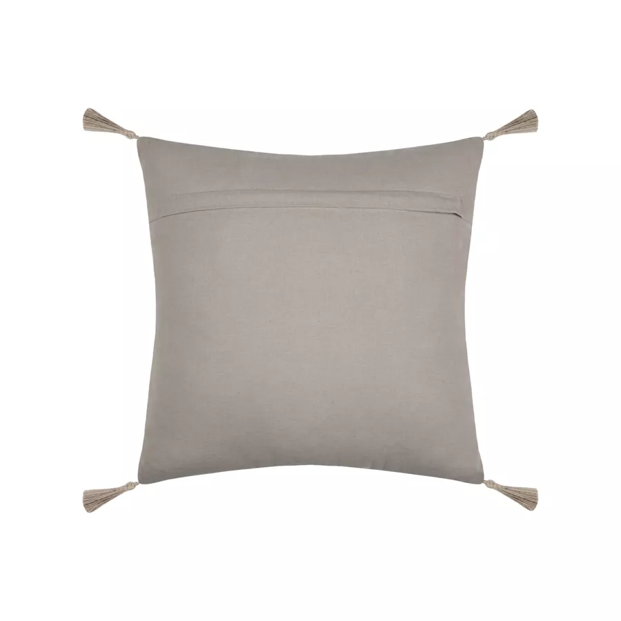 Coussin carré coton (40 x 40 cm) Hemera Ecru