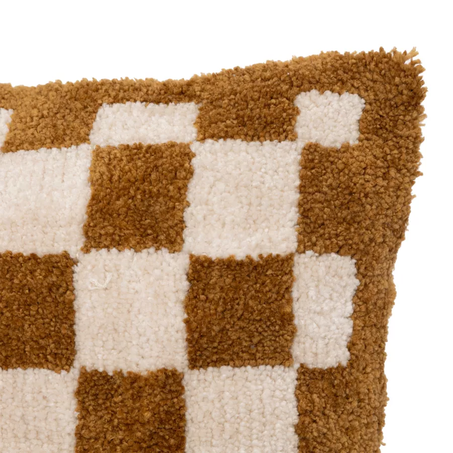 COUSS TUFT DAMIER COR OC 38X58