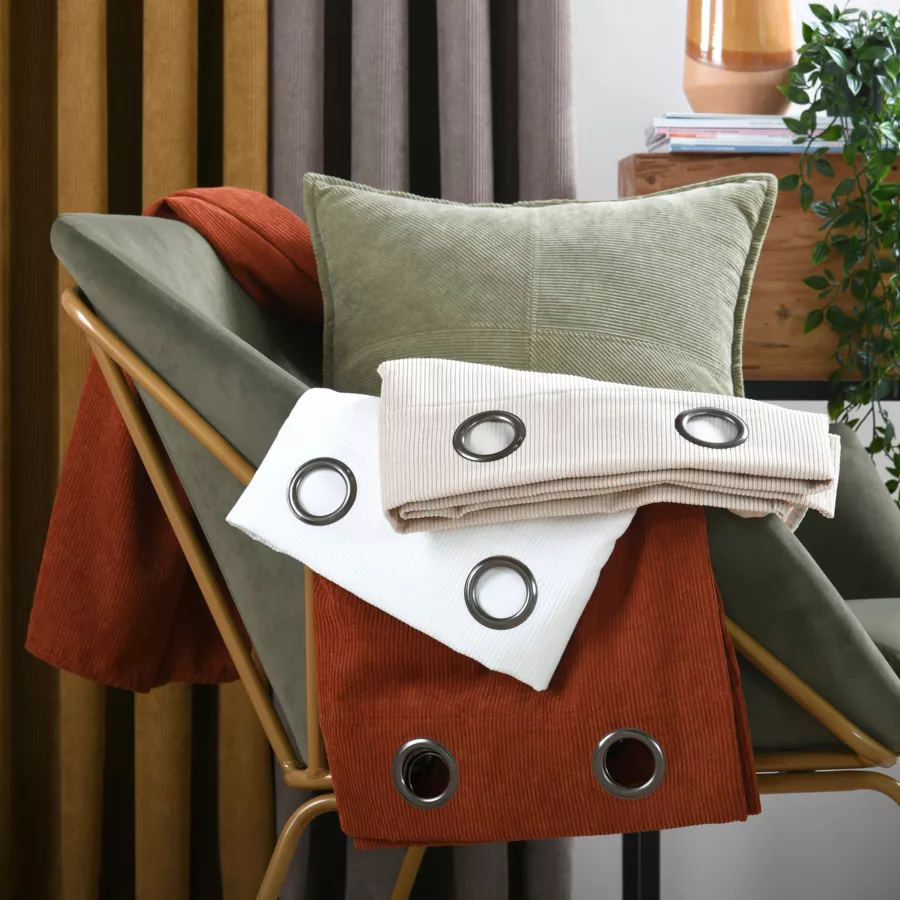 Rideau velours (140 x 260 cm) Dandy Taupe