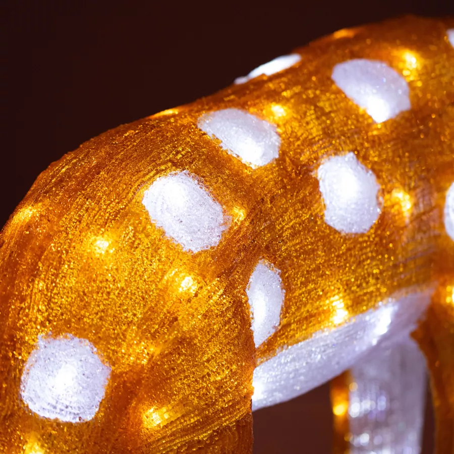 Reno luminoso Lilo Marrón 100 LED