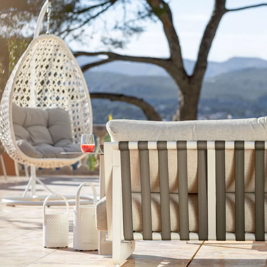 Loungeset Long Beach Wit - 7 zitplaatsen 5