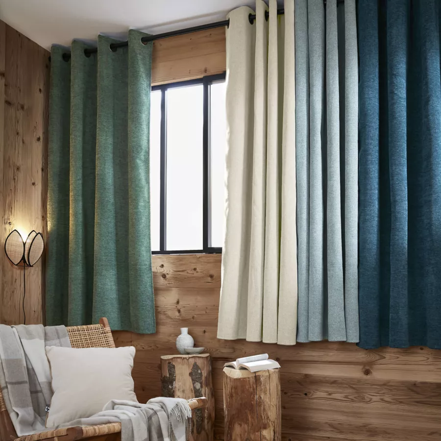Isolierender Verdunkelungsvorhang Total Blackout (140 x 180 cm) Magnus Ecru