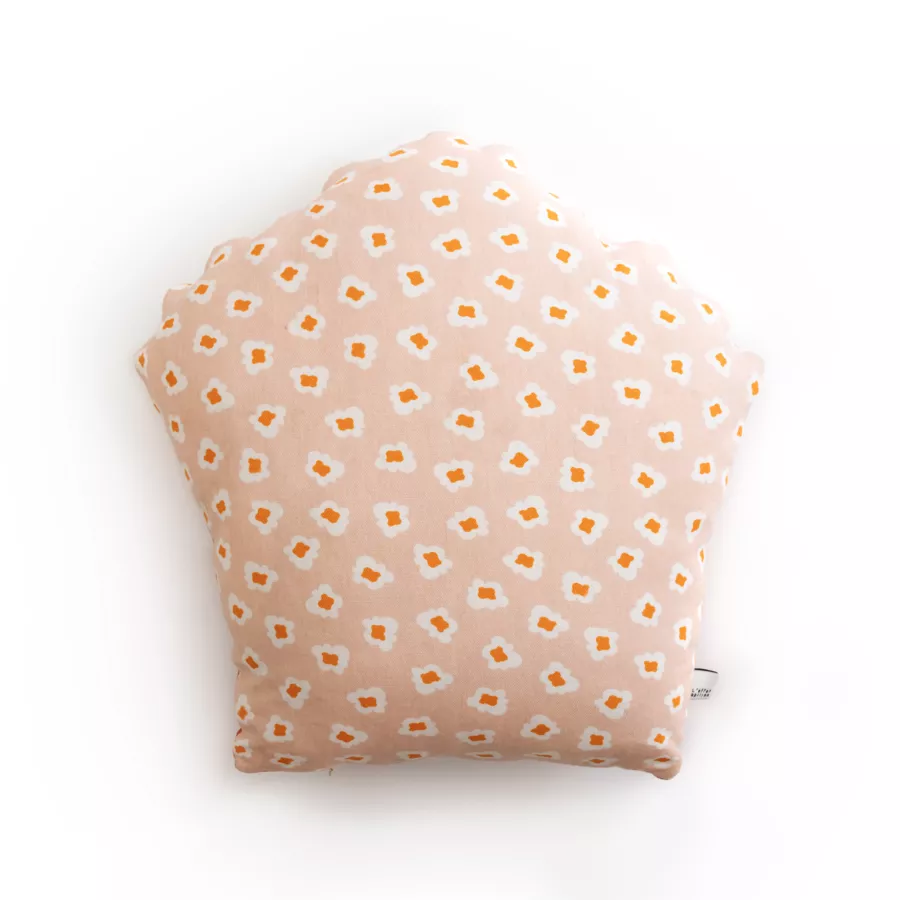 Cojín rectangular infantil de algodón (40 x 42 cm) Fresh popcorn Rojo
