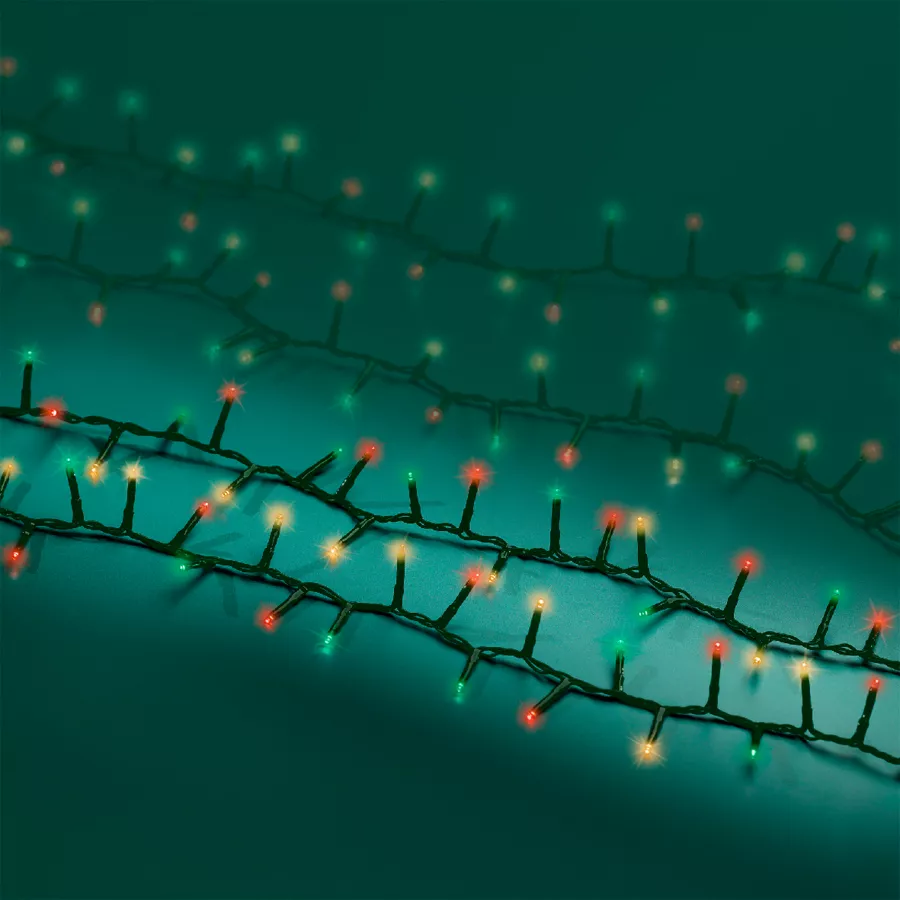 Luces de Navidad Lujo 14 m Multicolor 700 LED