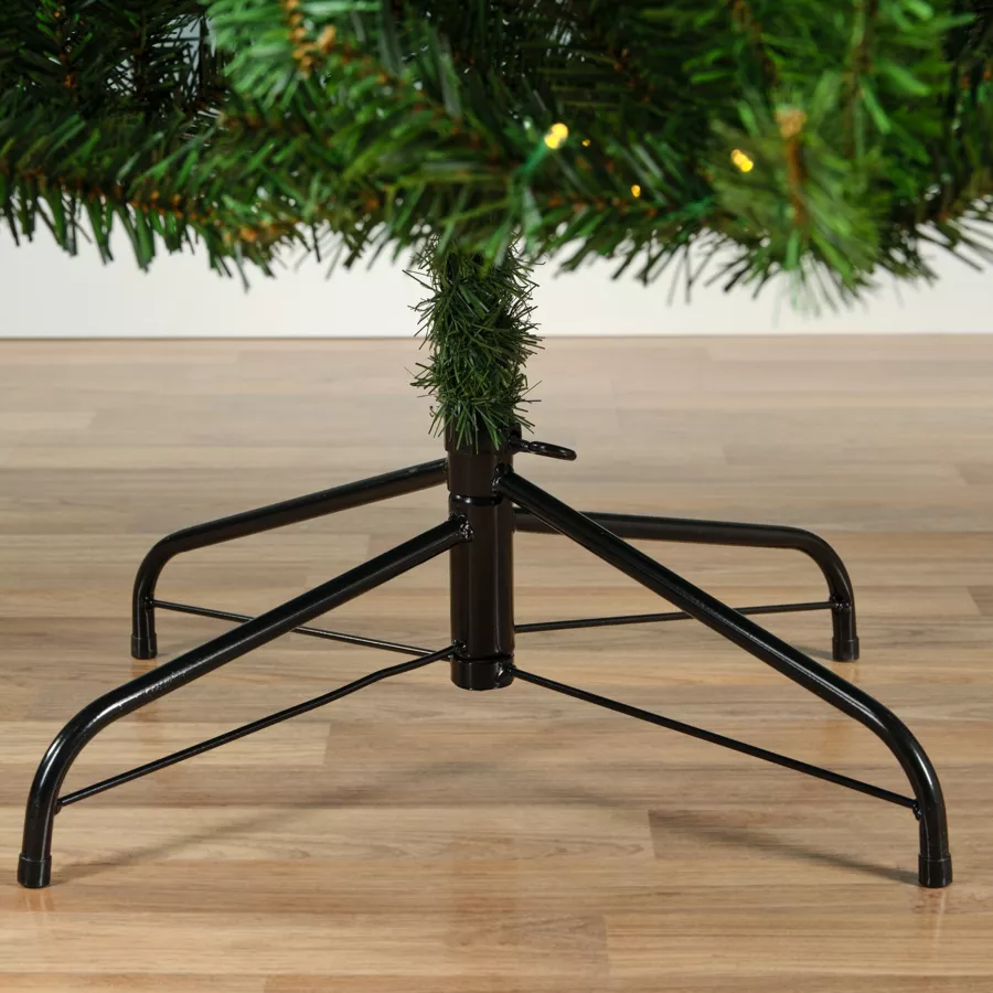 Künstlicher beleuchteter Weihnachtsbaum 320 LED H210 cm King Tannengrün